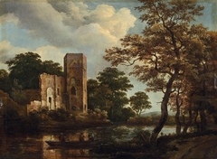 View of Brederode by Meindert Hobbema