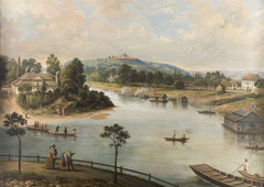 View of Krakow by Saturnin Świerzyński