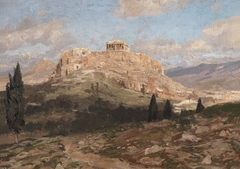 View of the Acropolis by Georg Macco