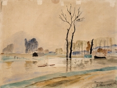 View of the river Marne by Yrjö Ollila