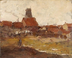 View of the Schinkel neighborhood by Piet Mondrian