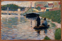 View of the Seine by Georges Seurat