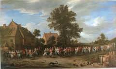 Village Dance with a Crowd by David Teniers the Younger