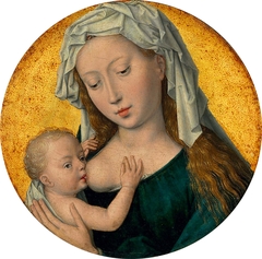 Virgin Suckling the Child by Hans Memling