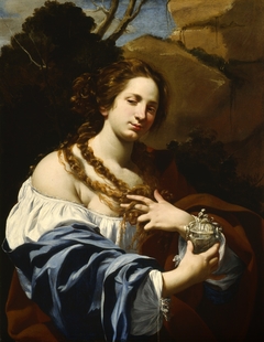 Virginia da Vezzo, the Artist's Wife, as the Magdalen by Simon Vouet