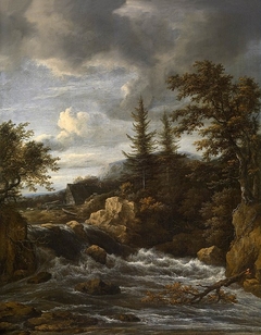 Waterfall in Norway by Jacob van Ruisdael