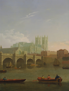 Westminster Abbey and Bridge by Joseph Farington