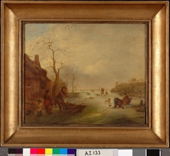 Winter Landscape, copy after Isaac van Ostade by Ida Silfverberg