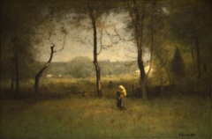 Wood Gatherers, an Autumn Afternoon by George Inness