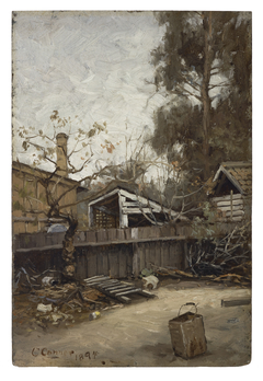 A California Back Yard by Charles Conner