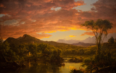 A Country Home by Frederic Edwin Church