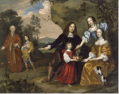 A Family Group by Johannes Mytens