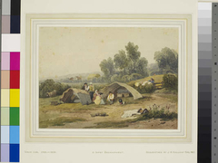 A Gipsy Encampment by David Cox Jr