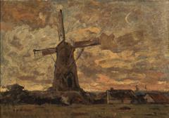 A Mill in Renkum by Théophile de Bock