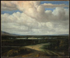 A Panoramic Landscape with a Country Estate by Philip de Koninck