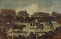 A Village Bullfight by Francisco de Goya