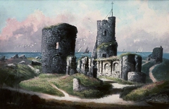 Aberystwyth Castle by Alfred Worthington