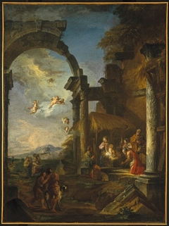 Adoration of the Shepherds by Giovanni Paolo Panini