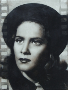 Alida Valli Portrait by Azamat Kuliev