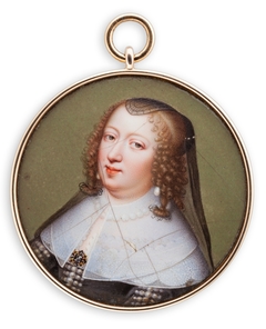 Anna of Austria, Queen of France by Jean Petitot