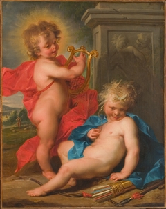 Apollo en Diana by Jacob de Wit