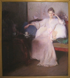 Arrangement in Pink and Gray (Afternoon Tea) by Edmund C. Tarbell