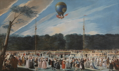 Ascent of a Montgolfier Balloon at Aranjuez by Antonio Carnicero