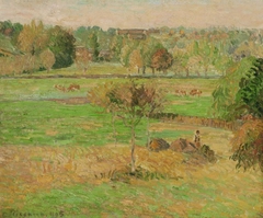 Autumn at Éragny by Camille Pissarro