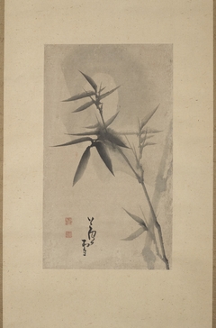 Bamboo under the Moonlight by Nagasawa Rosetsu