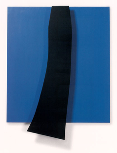 Black Over Blue by Ellsworth Kelly