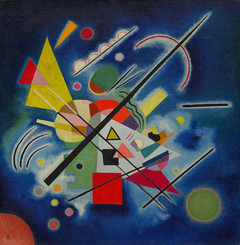 Blue Painting by Wassily Kandinsky