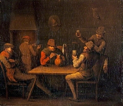 Boors Carousing by Egbert van Heemskerk