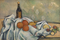 Bottle and Fruits (Bouteille et fruits) by Paul Cézanne