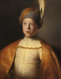 Boy in a Cape and Turban by Jan Lievens