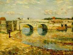 Bridge Over the Stour by Childe Hassam