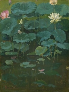 Buddha's Flowers: Lotus, Tokyo by Theodore Wores