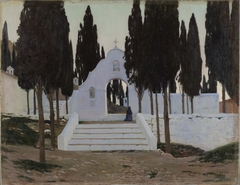 Calvario at Sagunto, Day's End by Santiago Rusiñol