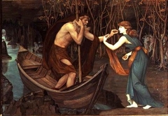 Charon and Psyche by John Roddam Spencer Stanhope