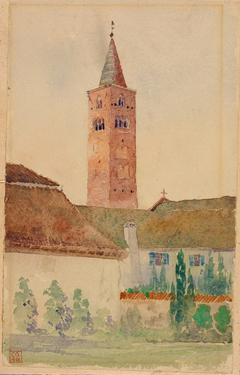 Church Tower, Italy by Cass Gilbert