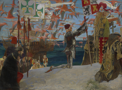 Columbus in the New World by Edwin Austin Abbey