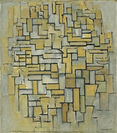 Composition in Brown and Gray by Piet Mondrian