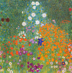 Cottage Garden (Bauerngarten) by Gustav Klimt