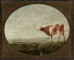 Cow in the pasture by François Ryckhals