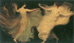 Dancers by Franz Von Stuck