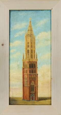 De toren van de Grote Kerk, kopie naar S.H. Lotsy by Johannes Hermanus van der Heyden