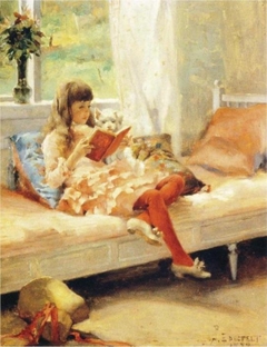 Dear Friends II (Berta and Capi) by Albert Edelfelt