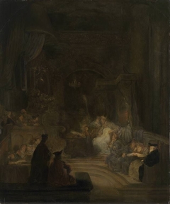 Der zwölfjährige Jesus im Tempel by Salomon Koninck