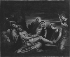 Die Beweinung Christi (?) by Jacopo Bassano