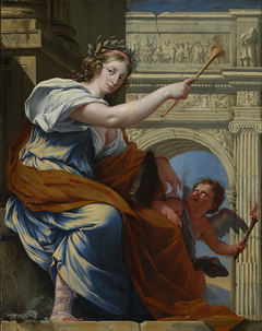 Die Muse Klio by Simon Vouet