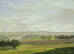 Dresden Seen from the Hills above the Waldschlösschen by Johan Christian Dahl